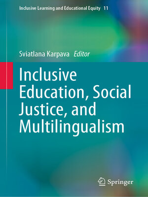 cover image of Inclusive Education, Social Justice, and Multilingualism